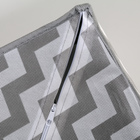 Органайзер для хранения белья «Зигзаг», 32×32×12 см, 16 отделений, цвет серый - Фото 5