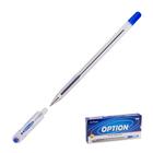 Ручка шариковая MunHwa Option, чернила синие, узел 0.7 мм, штрихкод на каждой ручке - фото 300036081