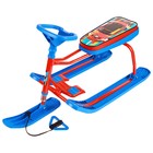 Снегокат «Тимка спорт 1+» Sportcar, голубой, красный, TC1+/SC Nika Kids - Фото 4