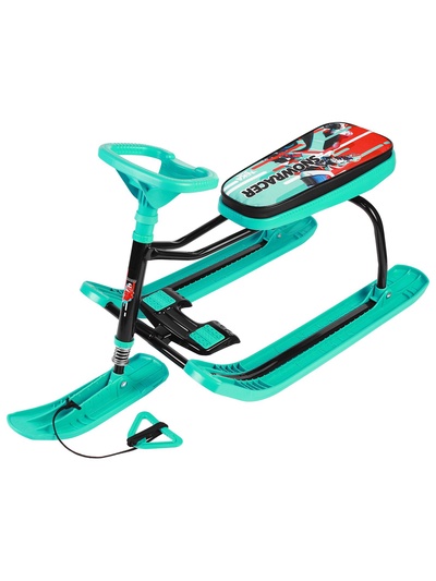 Снегокат «Тимка спорт 1+» Sportbike, бирюзовый, ТС1+/SB Nika Kids