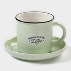 Чайная пара керамическая «Влюбленность», 2 предмета: чашка 200 мл, блюдце d=12,5 см, цвет МИКС - Фото 9