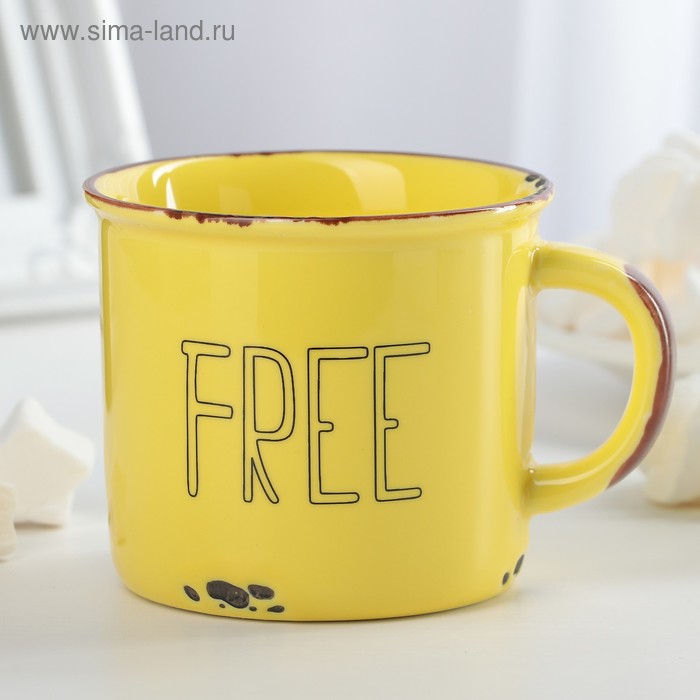 Кружка керамическая «Твоя», 350 мл, цвет и рисунок МИКС - Фото 1