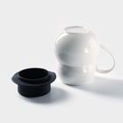 Кружка с силиконовой крышкой «Джентльмен», 380 мл, керамика, рисунок МИКС - Фото 5