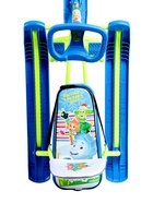 Снегокат «Тимка спорт 4-1», со спинкой, голубой, зелёный, ТС4-1/Ф22 Nika Kids 4167447