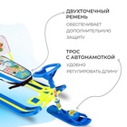 Снегокат «Тимка спорт 4-1», со спинкой, голубой, зелёный, ТС4-1/Ф22 Nika Kids - Фото 3