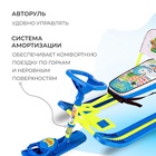 Снегокат «Тимка спорт 4-1», со спинкой, голубой, зелёный, ТС4-1/Ф22 Nika Kids - Фото 4