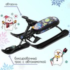 Снегокат «Ника-кросс Пришельцы», СНК/П2, цвет чёрный - Фото 2