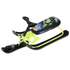 Снегокат «Ника-кросс Пришельцы», СНК/П2, цвет чёрный - Фото 7