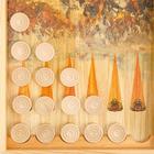 Настольная игра 3в1 «Бородино» шахматы, шашки, нарды, деревянные, 50×50 см - Фото 9