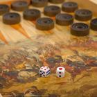 Настольная игра 3в1 «Бородино» шахматы, шашки, нарды, деревянные, 50×50 см - Фото 10