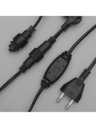 Гирлянда «Занавес» 2 × 1.5 м, IP44, УМС, тёмная нить, 360 LED, свечение белое, 220 В - Фото 12