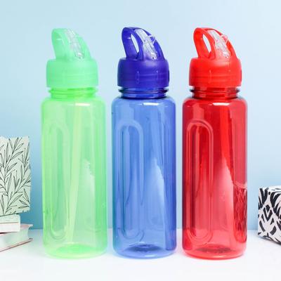 Бутылка для воды спортивная «Бараолт», 650 мл, с поильником, 24×7 см, цвет МИКС