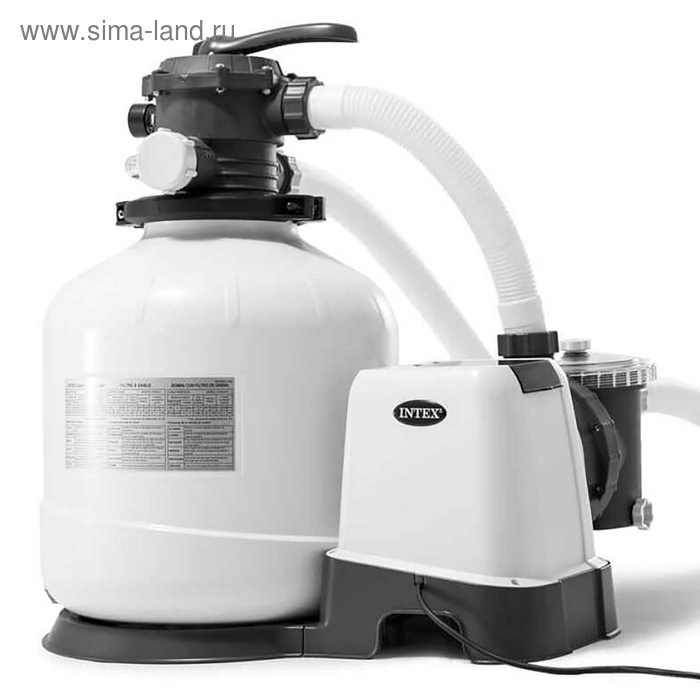 Фильтр-насос для бассейнов песчаный 220-240V, 8000 л/ч, 26648 INTEX - Фото 1