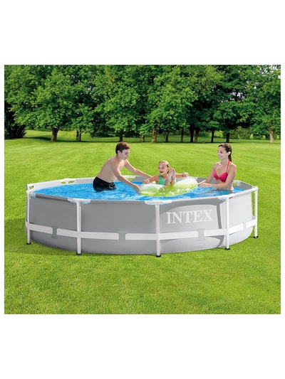 Бассейн каркасный Prism Frame, 305×76 см, от 6 лет, круглый, 26700NP INTEX