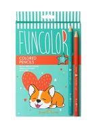 Карандаши цветные 18 цветов BrunoVisconti. FunColor, пластиковые, трёхгранные, МИКС - Фото 16