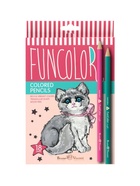 Карандаши цветные 18 цветов BrunoVisconti. FunColor, пластиковые, трёхгранные, МИКС - Фото 17