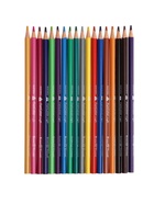 Карандаши цветные 18 цветов BrunoVisconti. FunColor, пластиковые, трёхгранные, МИКС - Фото 3