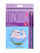 Карандаши цветные 18 цветов BrunoVisconti. FunColor, пластиковые, трёхгранные, МИКС - Фото 7