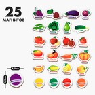 Развивающие магниты «Изучаем цвета и овощи - фрукты» (набор 25 шт.) - Фото 2