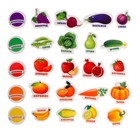 Развивающие магниты «Изучаем цвета и овощи - фрукты» (набор 25 шт.) - Фото 6