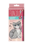Карандаши цветные 12 цветов FunColor, пластиковые, трёхгранные, МИКС - Фото 16