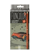 Карандаши цветные 12 цветов FunColor, пластиковые, трёхгранные, МИКС - Фото 20