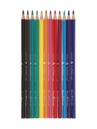 Карандаши цветные 12 цветов FunColor, пластиковые, трёхгранные, МИКС - Фото 21