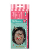 Карандаши цветные 12 цветов FunColor, пластиковые, трёхгранные, МИКС - Фото 5