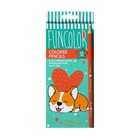 Карандаши цветные 12 цветов FunColor, пластиковые, трёхгранные, МИКС - Фото 10