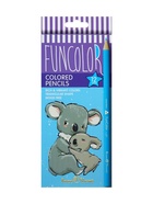 Карандаши цветные 12 цветов FunColor, пластиковые, трёхгранные, МИКС - Фото 10