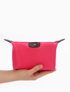 Косметичка простая на молнии, маленькая, розовая - Фото 2