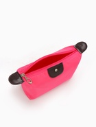 Косметичка простая на молнии, маленькая, розовая - Фото 3