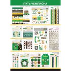 Набор ацетатных высечек с фольгированием «Путь чемпиона», 11 × 12 см - Фото 4