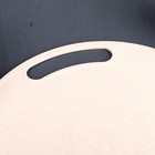 Доска разделочная пластиковая круглая 31 х 31 см "Эко", цвет бежевый - Фото 3