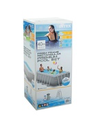 Бассейн каркасный INTEX Prism Frame 26788NP, 400×200×100 см, фильтр-насос, лестница, прямоугольный - Фото 15