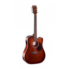 Электро-акустическая гитара Cort MR500E-BR MR Series с вырезом, коричневая