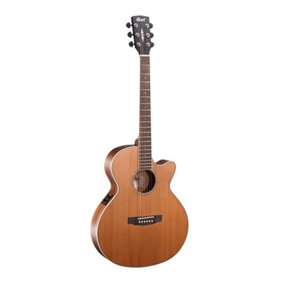 Электроакустическая гитара Cort SFX-CED-NS SFX Series с вырезом, цвет натуральный матовый