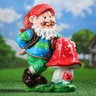 Садовая фигура "Гномик", глянец, разноцветная, гипс, 51 см - Фото 1