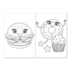 Раскраска для девочек «Озорные сладости», А5, 12 стр. - Фото 2