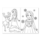 Раскраска «Снежная принцесса», А5, 12 стр. - Фото 2