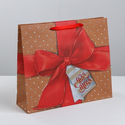 Пакет крафтовый горизонтальный «Кому‒то особенному», ML 27 × 23 × 11.5 см