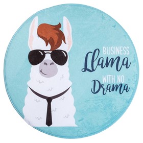 

Ковёр детский Этель "Business lama", d=70 см, велюр, поролон 400 г/м²