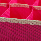 Органайзер для хранения белья «Ваниль», 24 отделения, 31×35×8 см, цвет розово-бежевый - Фото 4