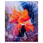 Алмазная мозаика «Золотая рыбка» 30 × 40 см, 35 цветов - фото 298605167