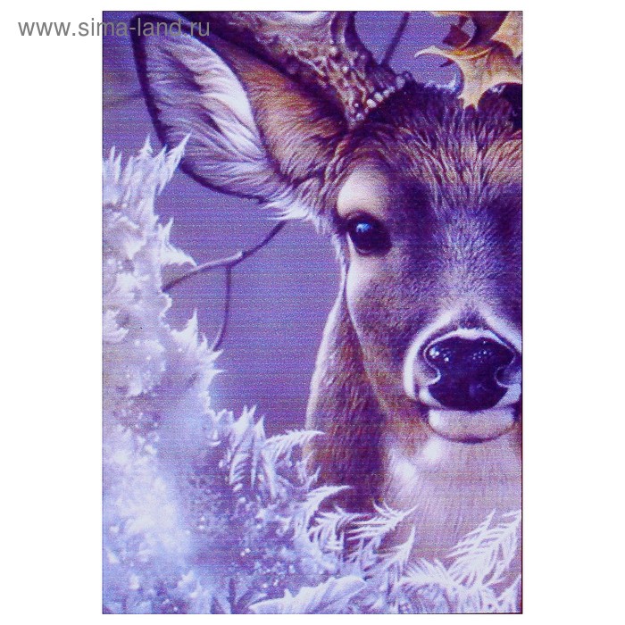 Алмазная мозаика «Первый мороз» 20 × 29 см, 23 цветов - Фото 1