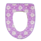 Чехол на сиденье для унитаза на резинке «Кирпичики», 35×43 см, цвет МИКС - Фото 4
