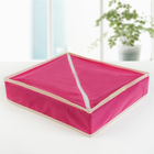 Органайзер для хранения белья «Ваниль», 7 отделений, 33×30×8 см, цвет розово-бежевый - Фото 6