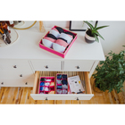 Органайзер для хранения белья «Ваниль», 7 отделений, 33×30×8 см, цвет розово-бежевый - Фото 2
