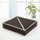 Органайзер для хранения белья «Ваниль», 7 отделений, 33×30×8 см, цвет коричнево-бежевый - Фото 4