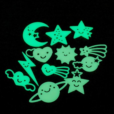 Набор интерьерного светящегося декора на стену TAKE IT EASY «Ночь», 12 шт., МИКС